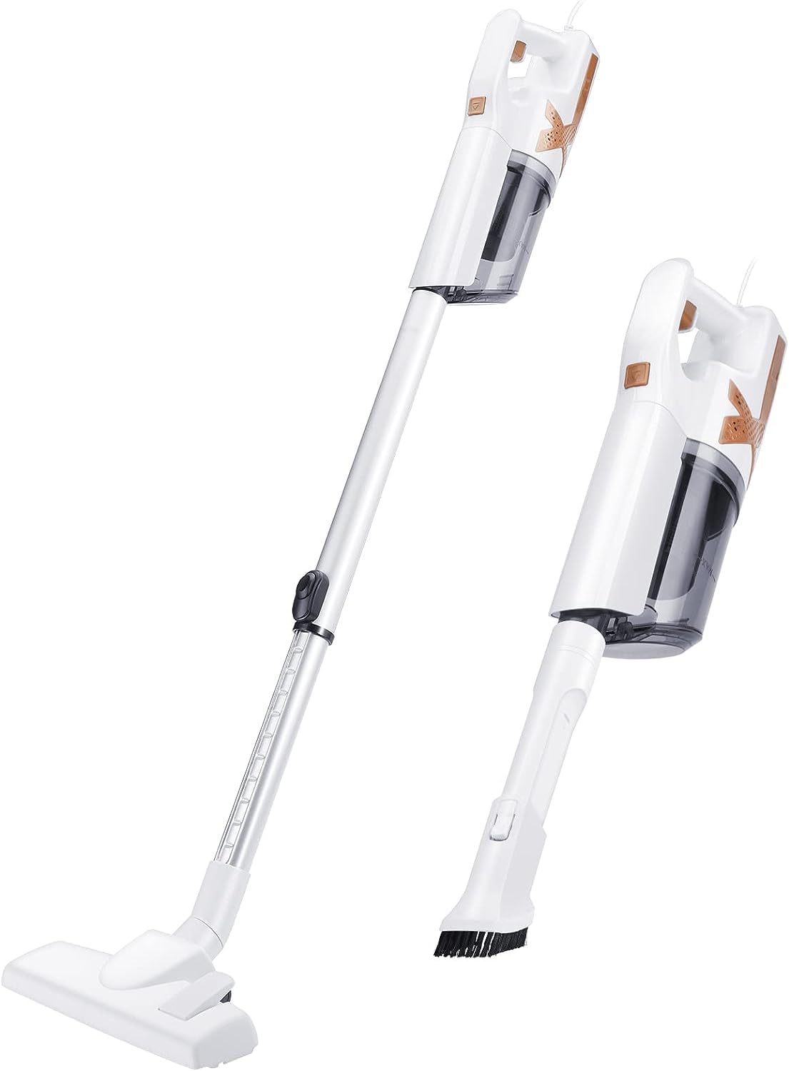 "Quality Stuff 5M Corded Stick Vacuum Cleaner - Unleash the Power of 14KPa Suction! Lightweight, Multipurpose Cleaning for Hard Floors, Carpets, and Pet Hair - Your Ultimate Cleaning Companion!"