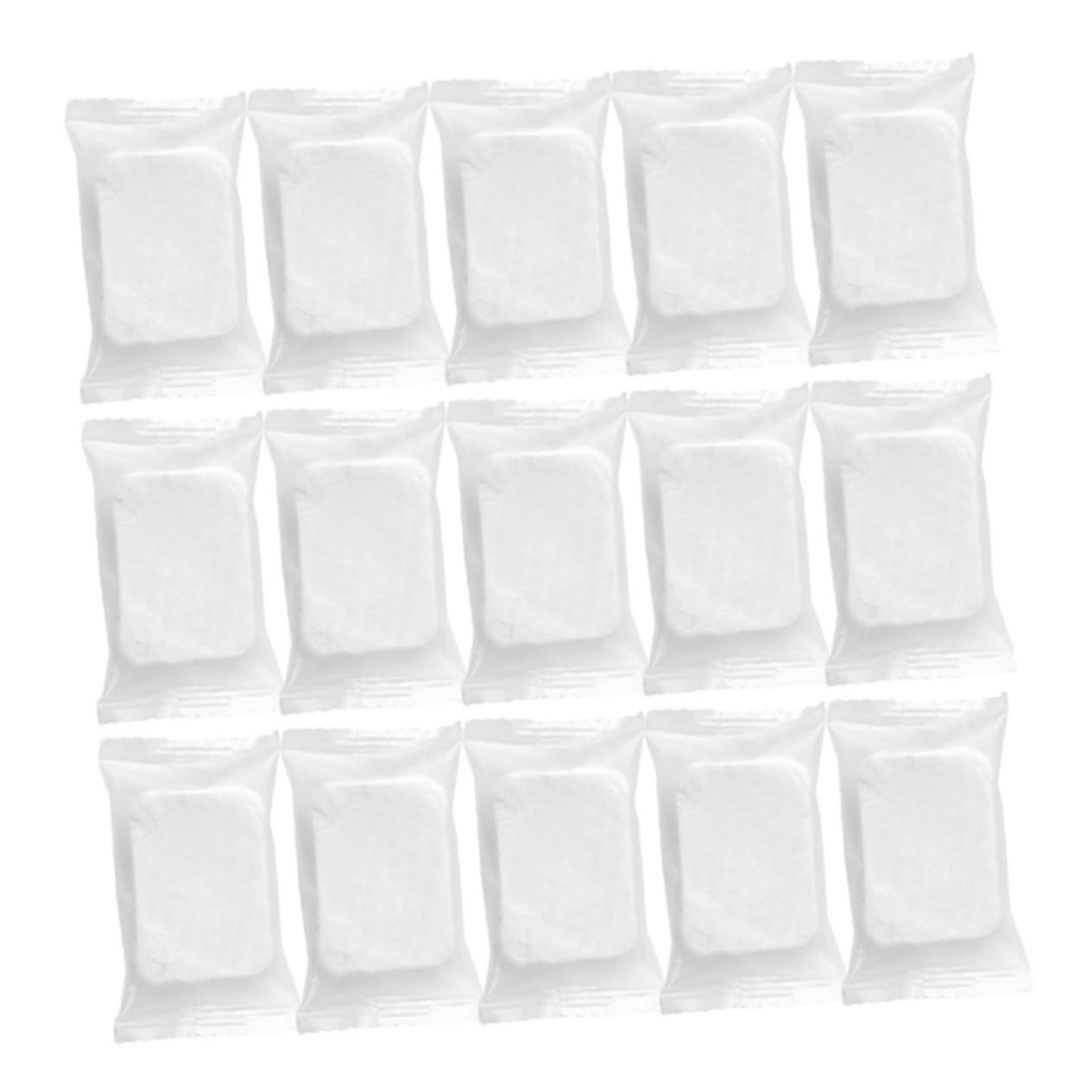 Dischetti Struccanti Compressi Non Tessuto Bianco per Pulizia Viso Buona Assorbenza e Rimozione Eccesso di Sebo, Confezione da 50 Pezzi per Donne e Ragazze