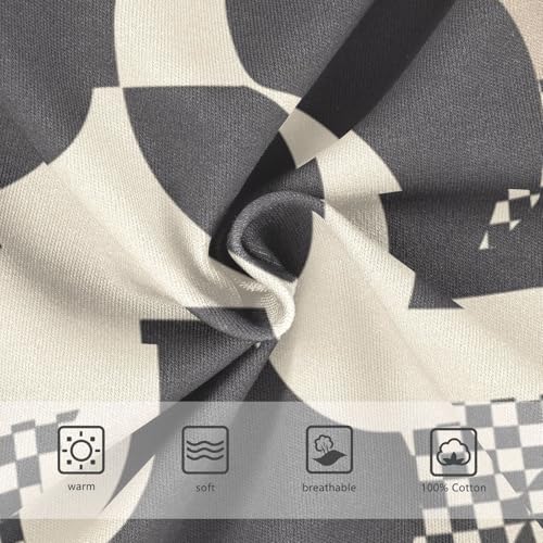 Houndstooth Black and White Baby Boys Soft Kids Underwear Cute Children Undies3