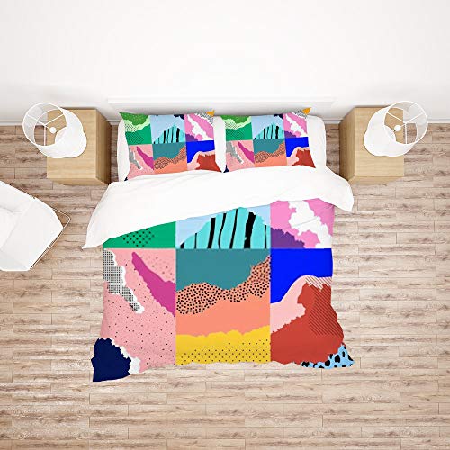 Parure de lit 3 pièces polyester pour éliminer le repassage - 3