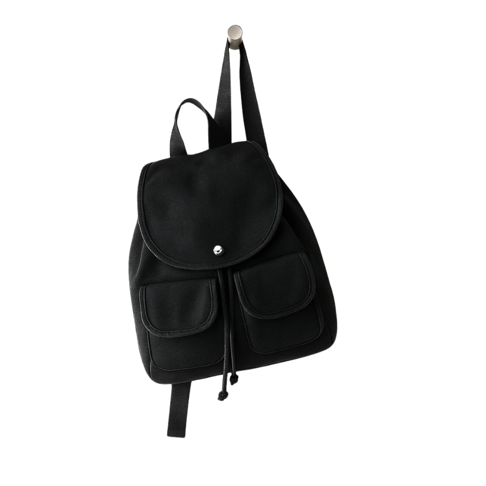 eco right Ecoright Canvas Backpack Bags for Women, Small Travel Backpack, College Bag for Women with Inner Zipper Pocket & Two Front Pockets-picture-28