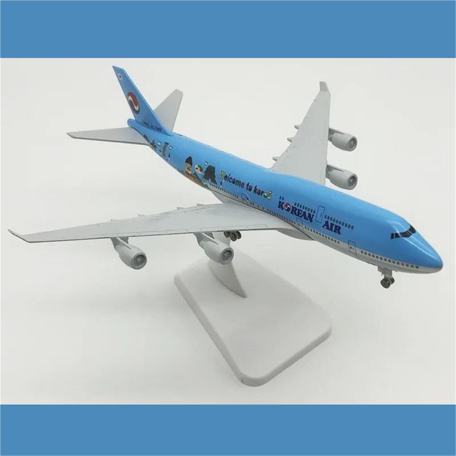 20 Centimetri per B747 Corea Modello di Aereo Boeing Lega di Metallo Giocattoli di Aerei con Carrello di Atterraggio Hobby Hobby Playgame Kit