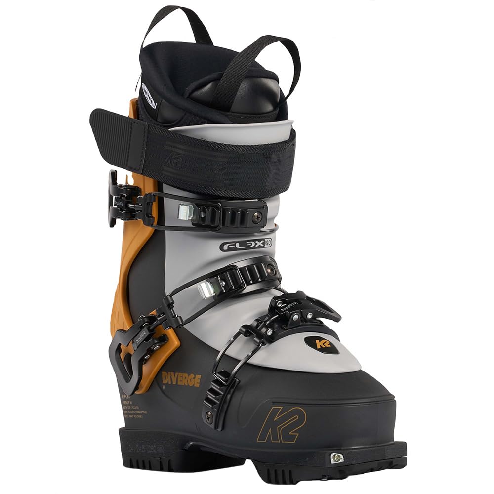 K2 Women's Diverge Snow Ski Boots, 24.5, Blue/Orange