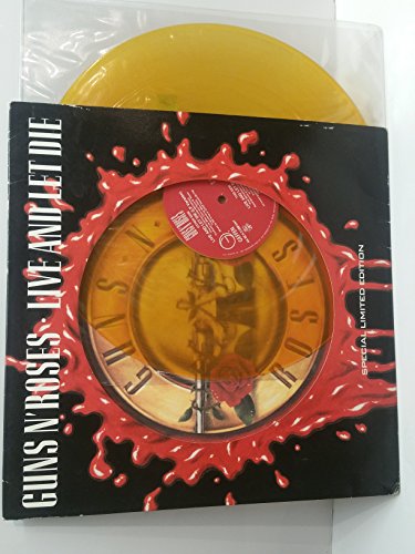 GUNS N' ROSES live and let die SPECIAL LIMITED EDITION COLOURED VINYL 12 SINGLE GFST17