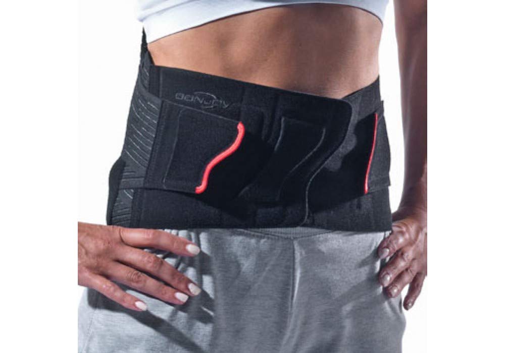 CORSETTO LOMBARE DONJOY ACTISTRAP NERO MIS. MEDIUM (Circonf. vita cm. 82-98) - Conforme alla normativa CE