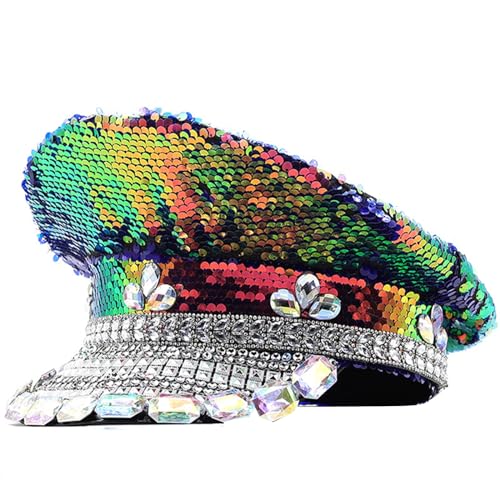 Chapeau fedora paillettes pour tenue de festival et mariage original