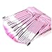 Professional Makeup Brush Set with Carrying Case (24-Piece)