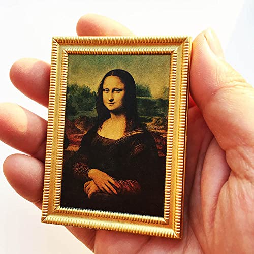 Imán decorativo 3D Mona Lisa para nevera miniatura 5
