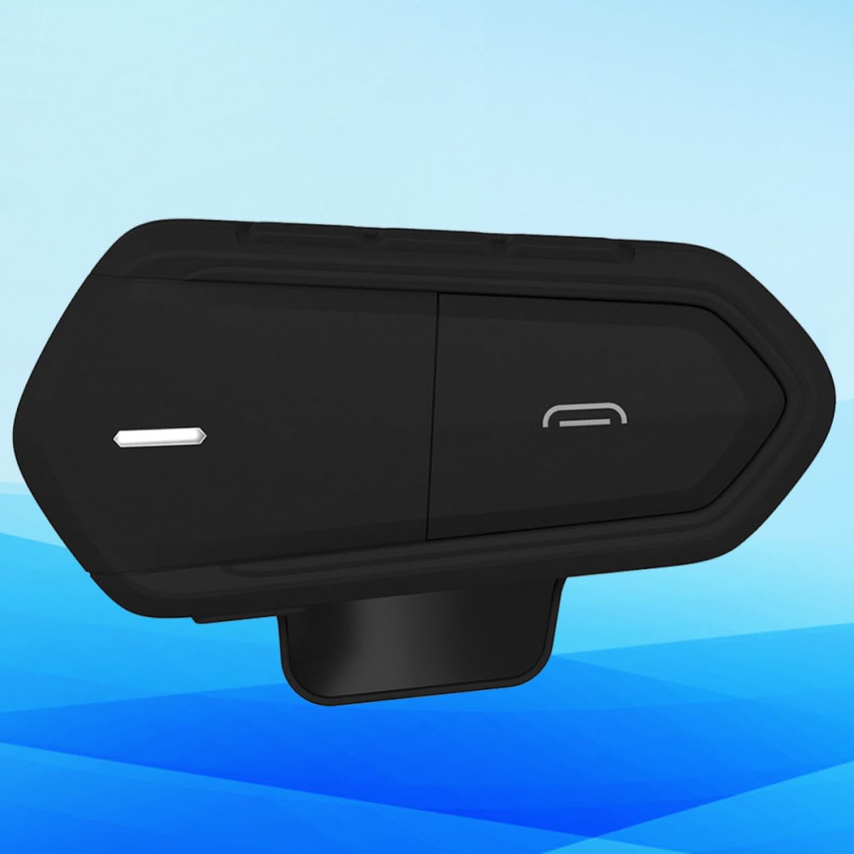 TOPBATHY Casque Audio BT Moto, Écouteur Étanche, Réponse en Temps Réel