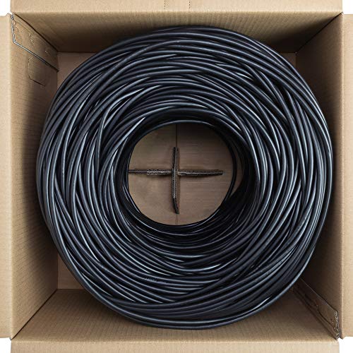 Cable Ethernet NavePoint Cat6 UTP negro 305 m miniatura 3