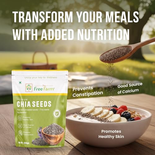 Image of The Free Farm Premium Seeds Combo Pack 800g IChia + Flax + Pumpkin + Sunflower Seeds I Superfood I High Protein Omega-3 Rich I Weight Loss I Keto Diet Essentials