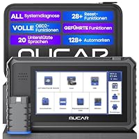OBD2 Diagnosegerät, MUCAR VO6 Diagnosegerät Auto, Für Alle Fahrzeuge Mit & Alle Systemdiagnosen Und 28 +Reset-Funktion, Kfz Auslesegerät Mit AutoVIN, Android 10.0 – Ansicht 1