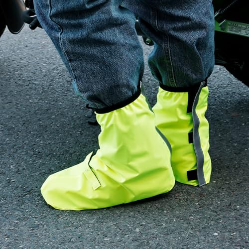 Cubiertas reflectantes antideslizantes para zapatos de bicicleta Tbest, protectoras para ciclismo al aire libre, camping y senderismo, fabricadas en poliéster y PVC, con puño elástico alto miniatura 7