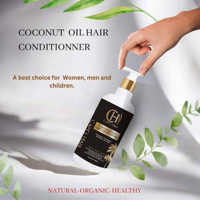 Coconut Oil Hair Conditioner - Deep Hair Conditioner for Dry, Damaged Hair, Coconut Miracle Oil Conditioner for Hair Growth, Frizz Control and Anti-Dandruff - (500ml) - Image 6