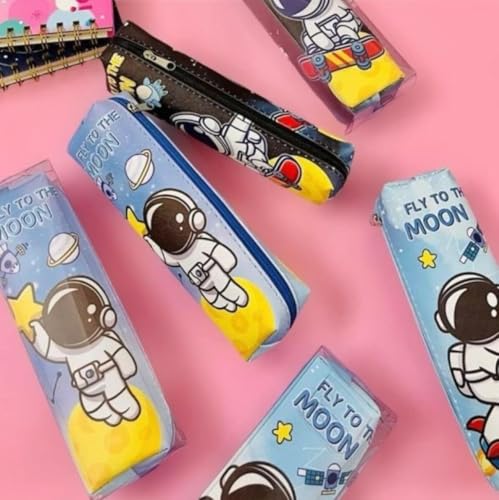 Image of 15 items in 1 combo Space Galaxy Stationery Gift Set for Kids, Astronaut Theme Bag, Ages 6-12 Years, diary, pen,pencil,eraser,colors,coin pouch & more