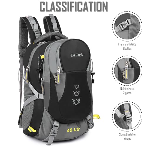 Image of Da Tasche Star 45L Rucksack - Best 45L Backpack | Versatile Outdoor, Travel & Everyday Gear for Hiking, Commuting & Adventure