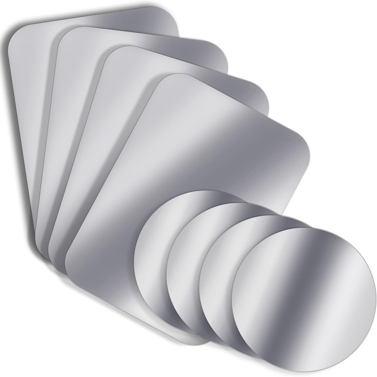 8 X Metallplättchen Selbstklebend Handyhalterung Magnet Metallplatte Magnetisch