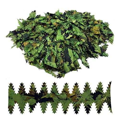 Arcturus 3D Loose Leaf Bundle - 50 Laser-Cut Leaf Strips For 3D Camouflage | Great For Hunting Blinds, Rifle Wraps & Diy Ghillie Suits (Summer Green) #TOP1