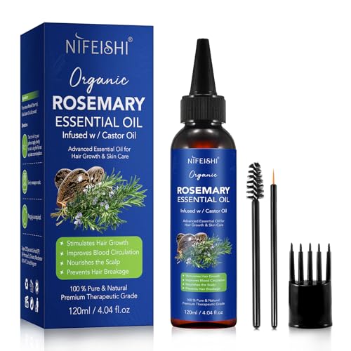 Rosemary Essential Oil for Hair & Body, 120ml