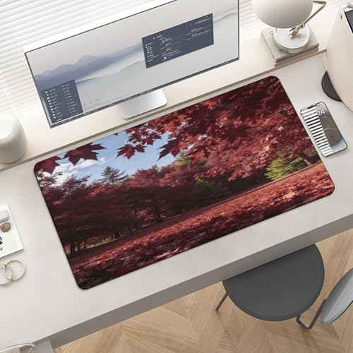 Burgundyred Desk Pad impermeable 30x60 cm miniatura 6
