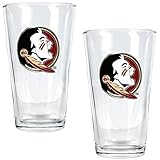 NCAA Two Piece Pint Ale Glass Set