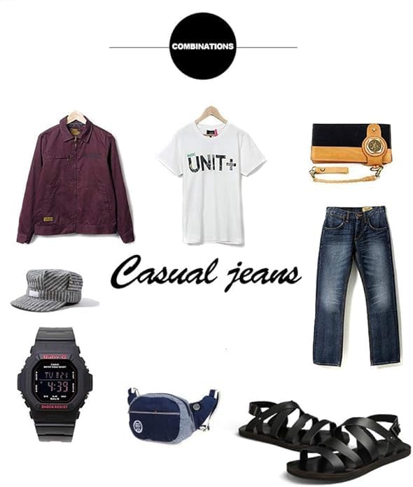 Asifn Men's Open Toe Sandals Summer Casual Lightweight Comfortable Beach Adjustable Buckle Breathable Simple Outdoor Slippers3