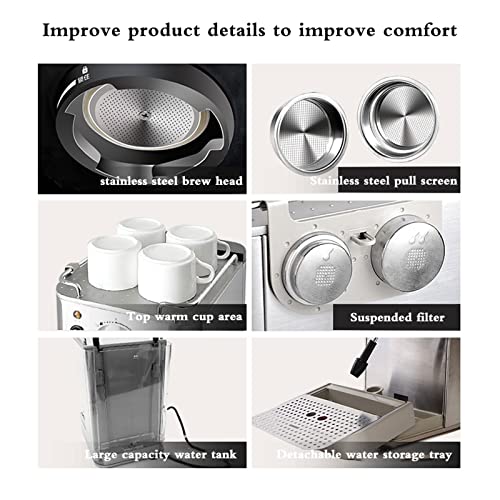 Cafetera Espresso Automática con Espumador y Tanque 1.6 L miniatura 6