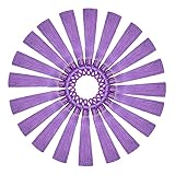 Tassels for Jewelry Making, 3.55'' Multi-Color Handmade Imitation Silk Tassels with Hanging Loop for Bookmark Tassels Bracelets Earrings Acrylic Key Chain and DIY Craft (Purple)