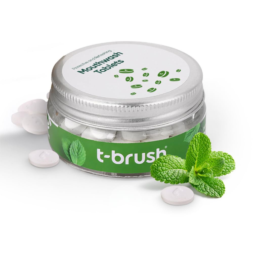 T-Brush - Spearmint Mouthwash Tablet – Fluoride-Free