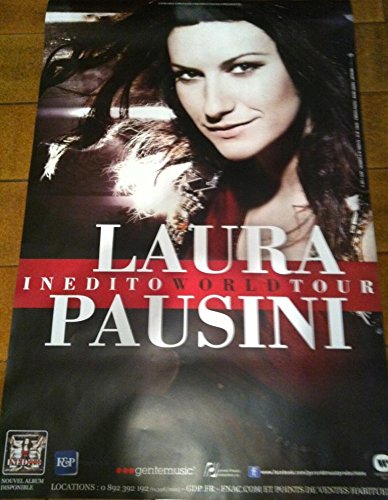 Poster Laura Pausini affiche 40x60 cm pour revivre l'émotion des concerts