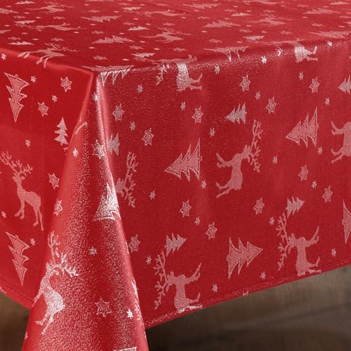 Lurex Mitteldecke Tischdecke, Silber oder Gold glänzend,...