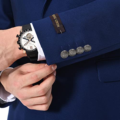 Men's Elegant Classic Fit Blazer Stretch Sport Coat Two Button Suit Jacket Regular & Big and Tall Sizes4