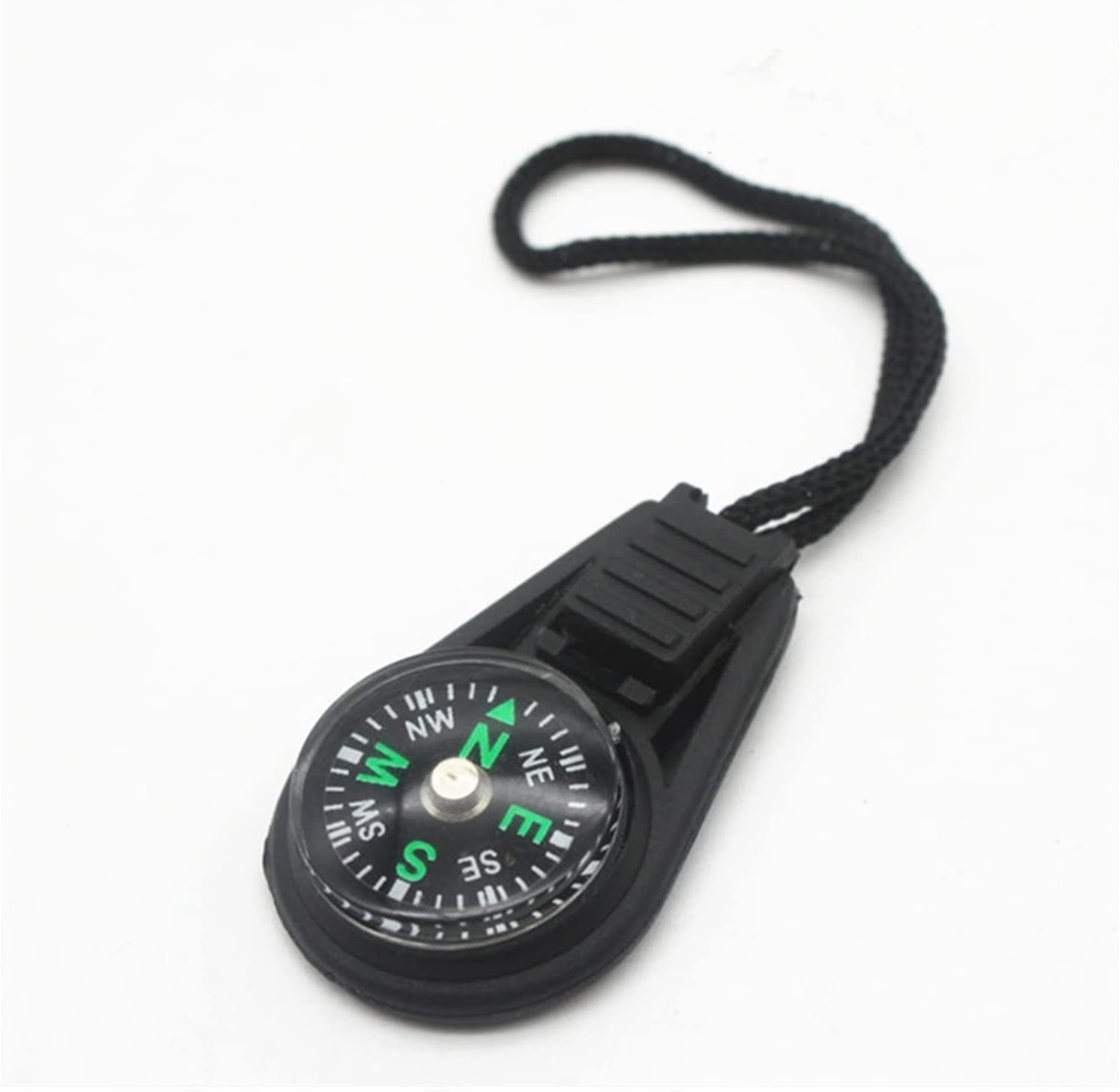 Nowy przenośny mini precyzyjny kompas praktyczny przewodnik nadający się do biwakowania piesze wycieczki nawigacja północna Survival Button Design kompas (kolor: 40MM 1 szt.) (1 szt.)