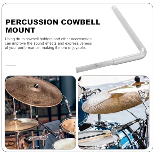 Abmoador soporte de metal para cowbell para batería miniatura 7