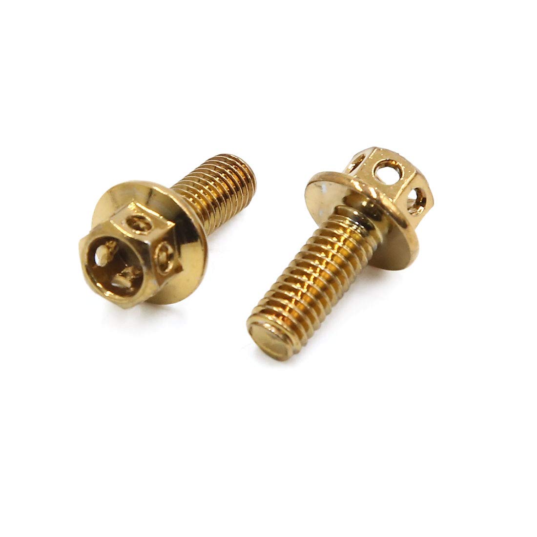 Sourcingmap 4pcs Gold Tone Motorcycle Chain Wheel Sprocket Screw Locking Bolt For Cg125~p58830589 - View #5