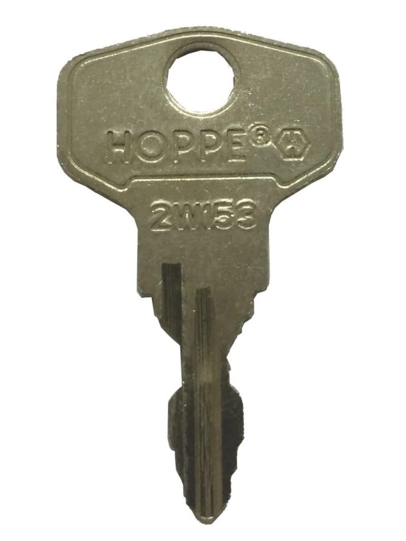 Hoppe Silver 2W153 Window Handle Lock Keys Kcw4