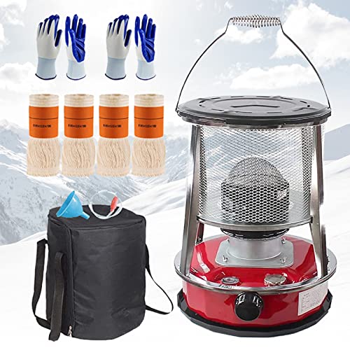 Portable Petroleum Stove for Indoors: Petroleumofen Notheizung Ohne Strom Innen, Petroleumheizung für Camping Zeltheizung Kochen, Petroleumheizung für Innenbereich 360° Surround Heater Cover