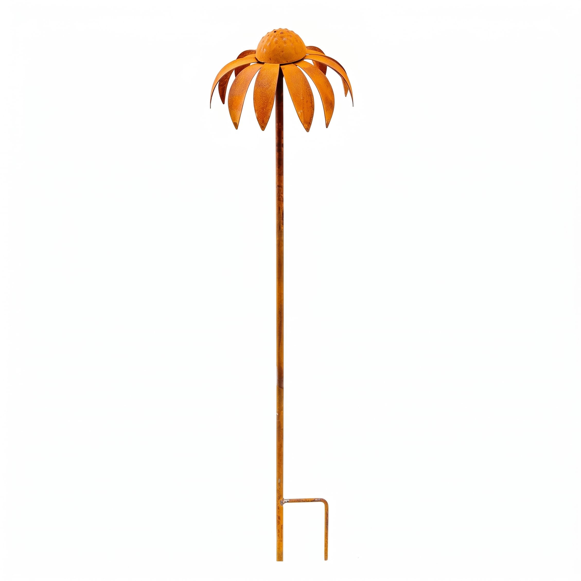 Neptuiby Plant Stakes Decorative, 30 inch Metal Flower Garden Stakes Vintage Rustic Garden Decor for Outdoor Yard & Lawn.