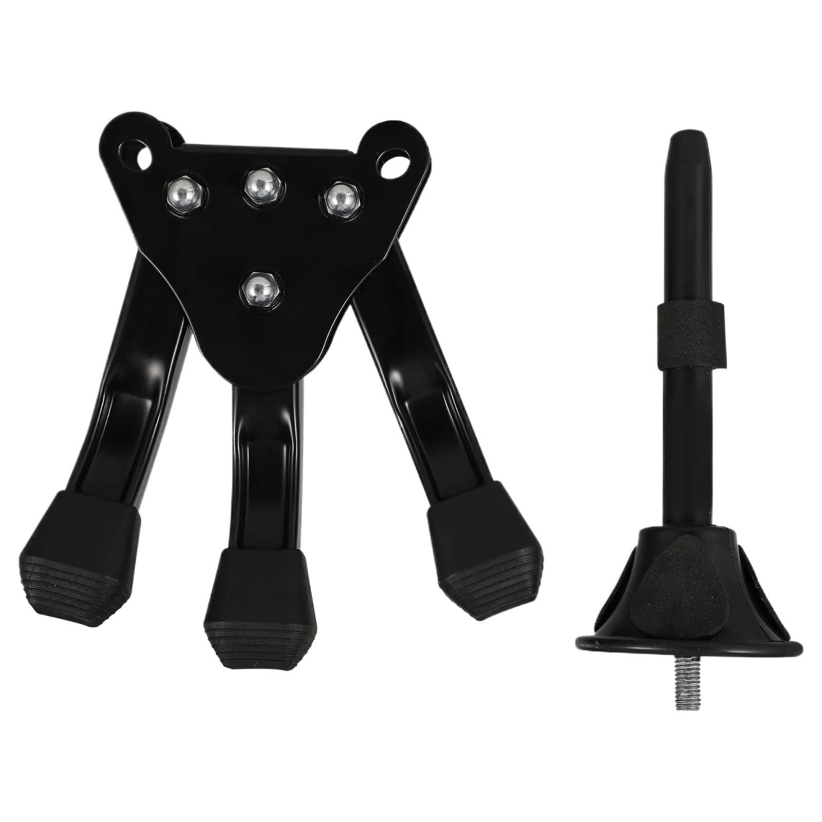 Soporte plegable for trípode negro, soporte portátil for flauta, clarinete, instrumentos musicales de viento conjunto