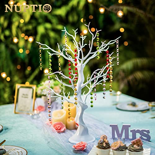 Nuptio White Christmas Tree Branch Artificial 22.8 inch Tall Manzanita Tree Centerpiece Wedding Centerpieces for Tables, Decorative Ornament Display Tree Branches for Decoration Weddings (1 Pc) - Thumbnail 7