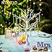 Nuptio White Christmas Tree Branch Artificial 22.8 inch Tall Manzanita Tree Centerpiece Wedding Centerpieces for Tables, Decorative Ornament Display Tree Branches for Decoration Weddings (1 Pc)