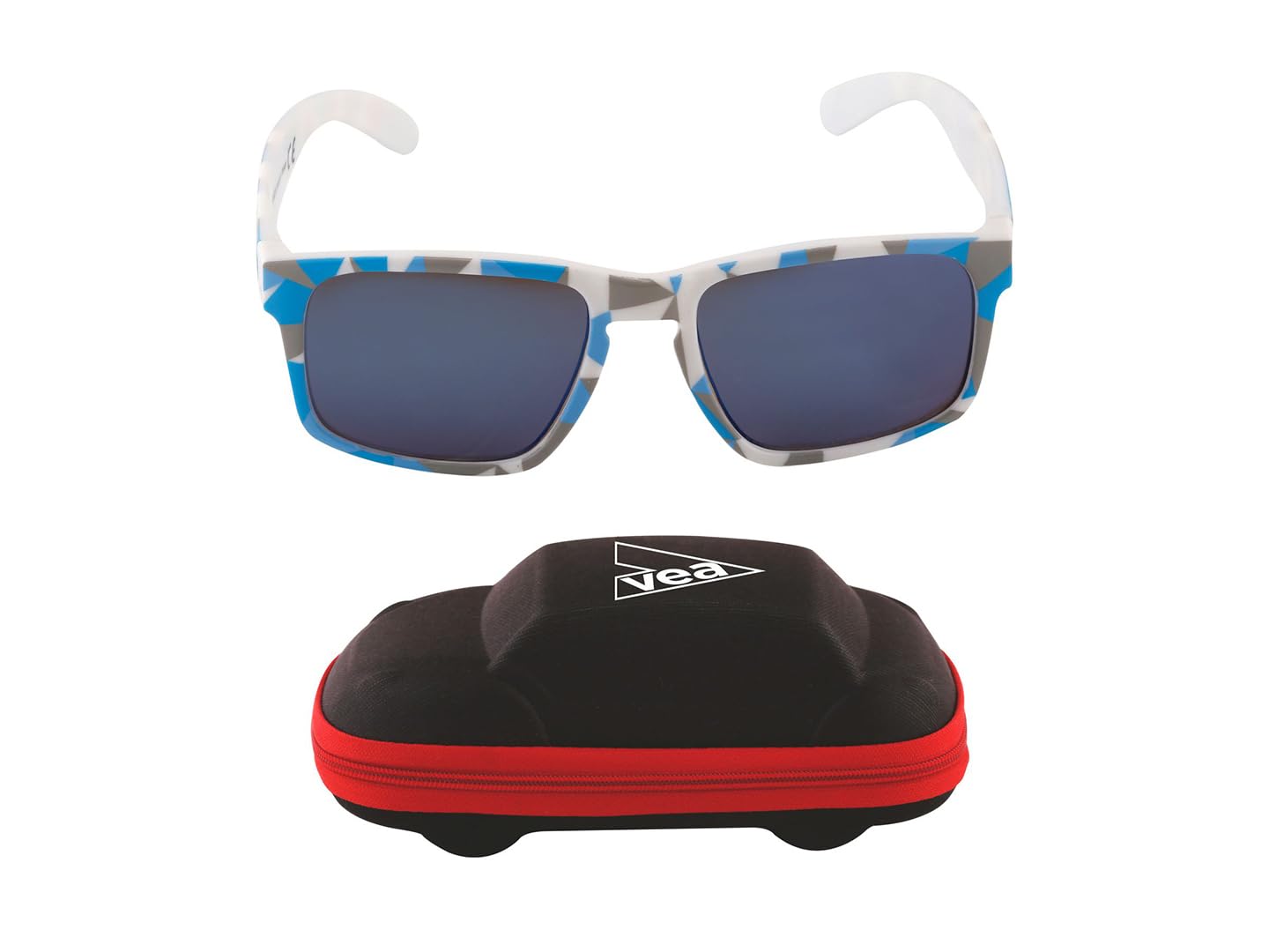 VEA UV Protected Boys Blue Zigzag Sunglasses 2