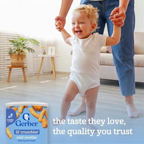 Image of Gerber Lil' Crunchies Snacks for Babies, Stage 3, Build Your Own Variety Pack, 8PK