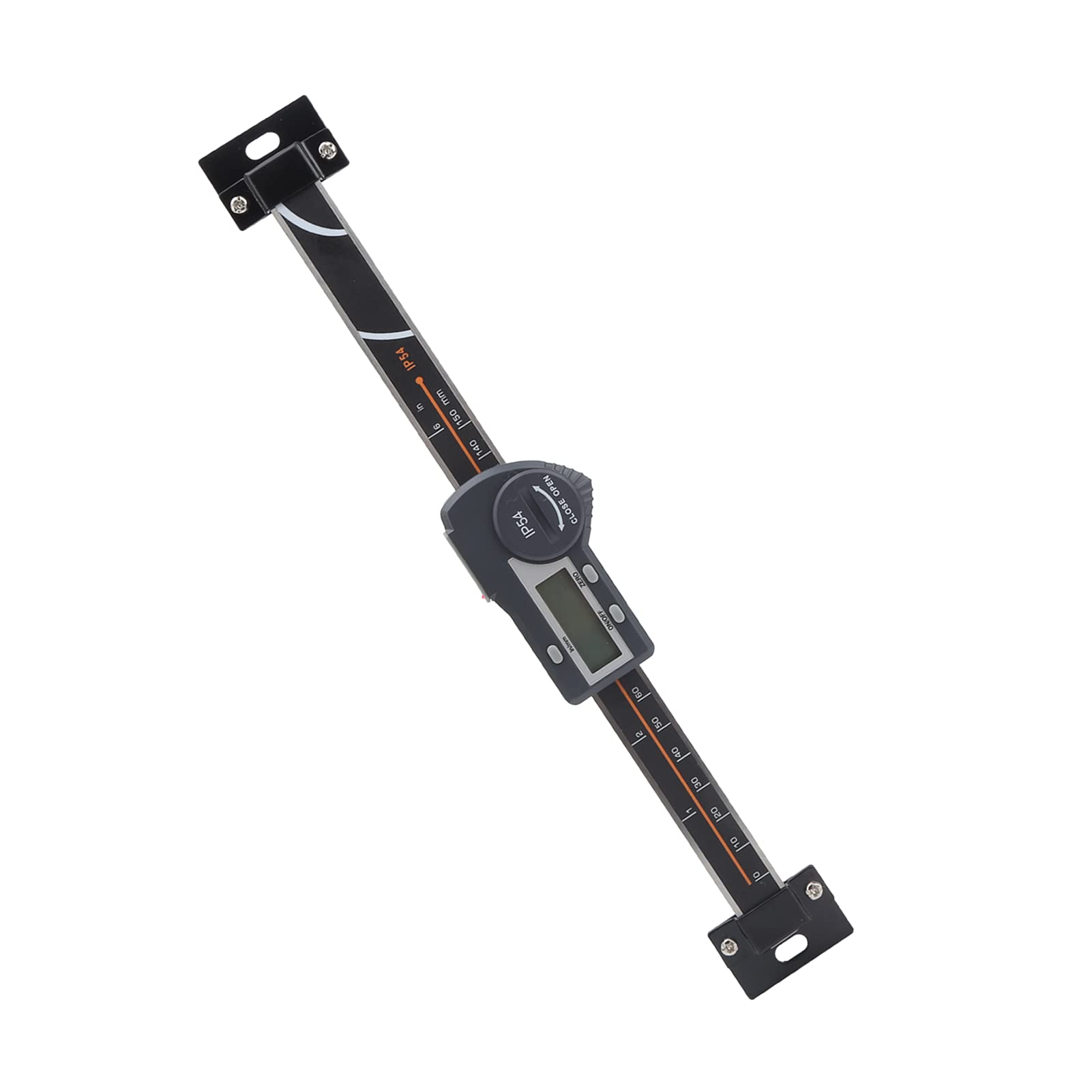 Calibrador Vernier digital Medidor de medición horizontal de 0 a 150 mm Herramienta de medición industrial de precisión con pantalla LCD para máquinas herramienta Aleación de