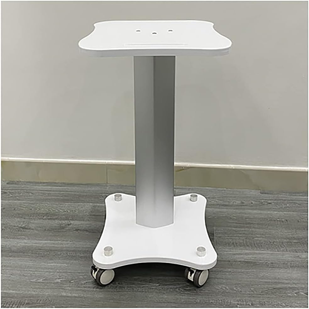 Pedestal Storage Shelf High end Cart Beauty Salon Trolley Metal Support Rod Unobstructed Wooden Panel Two Colors are Available Well Made Load Bearing 75kg (Blue)