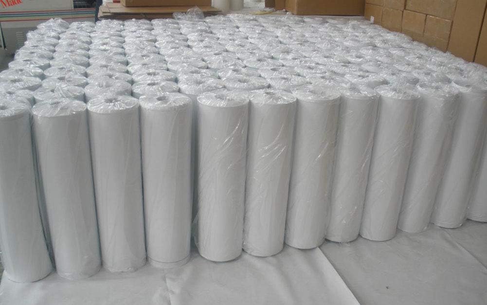 Panda Film 10 x 50 Ft Black White Plastic Sheeting 5.5 mil Thick for Indoor Gardening (10x 50 ft (3x15m)-1 Roll)