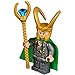 Produktbild LEGO Marvel Super Heroes: Minifigur Loki mit goldenem Stab