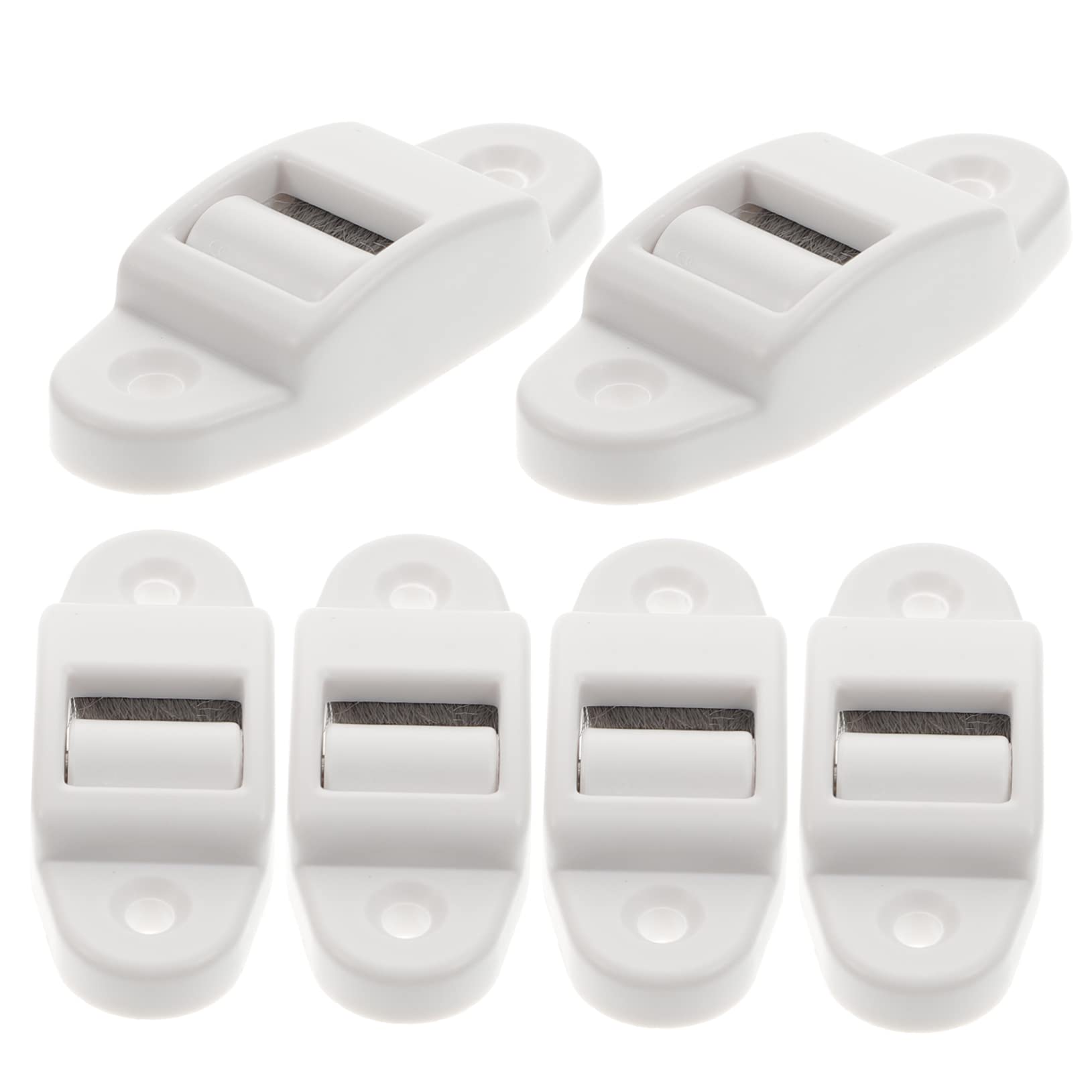 Angoily 24pcs Belt Guide Roller Dust Collector Brush Strap Cleaner for Shutter Curtains Energy-Saving to Reduce Friction and Extend Service Life