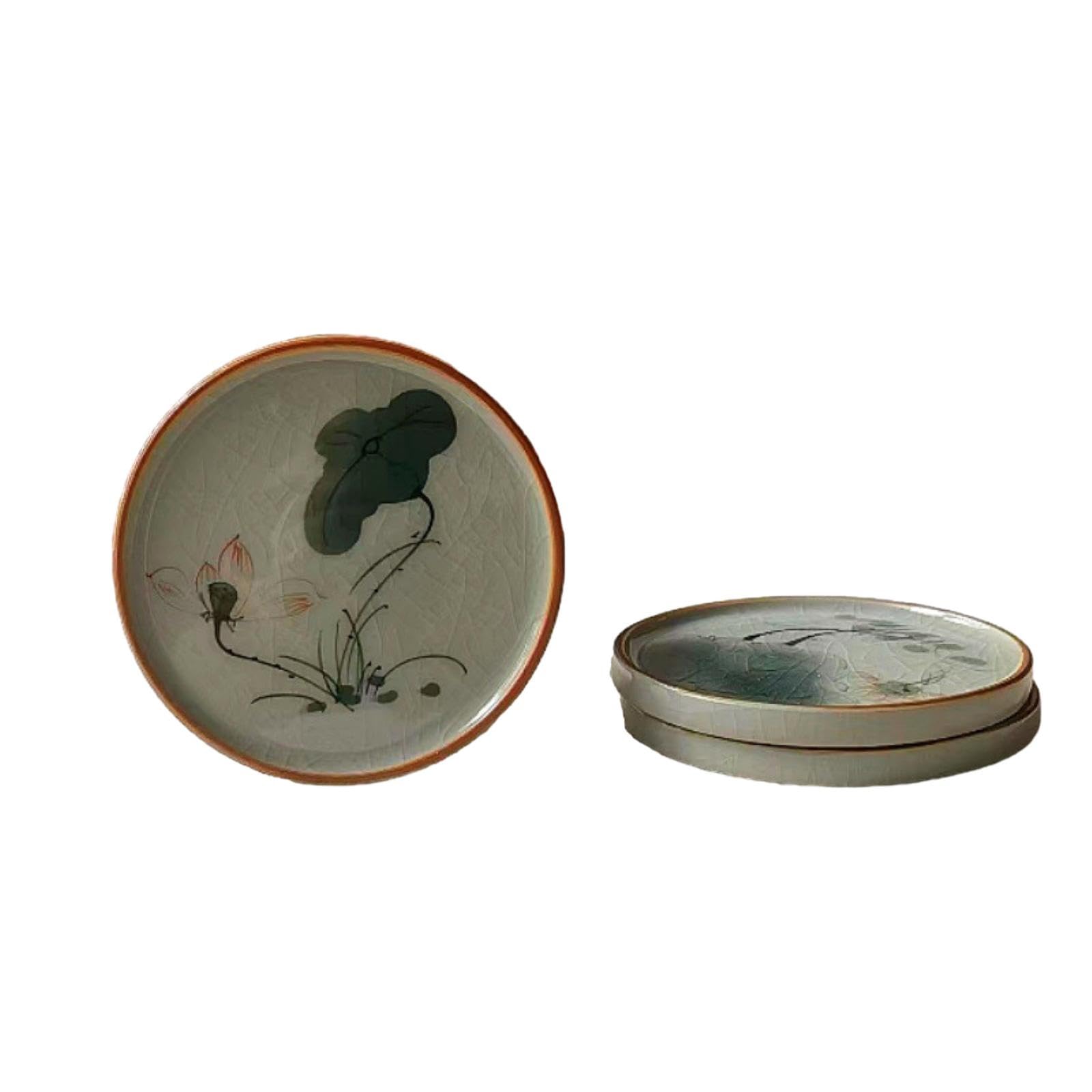 Ceramiczna filiżanka do herbaty w stylu chińskim domowa herbata kungfu - podkładka pod kubek do herbaty Geyao (zielona) * 3-55 ml