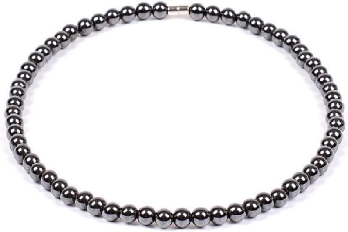 Magnetic Therapy Hematite Necklace, Hematite Magnet, Support The Immune System, Magnet Necklace, Relieve Stress and Frustration, Health Gifts for Family
